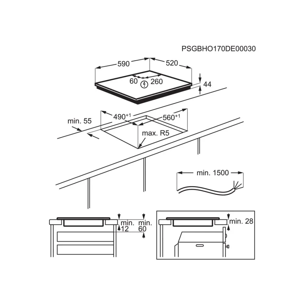 Płyta indukcyjna ELECTROLUX EIV634 thumbnail 2