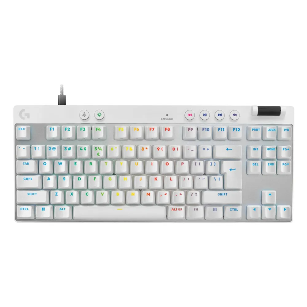 Klawiatura Logitech G PRO X TKL Rapid White thumbnail 1