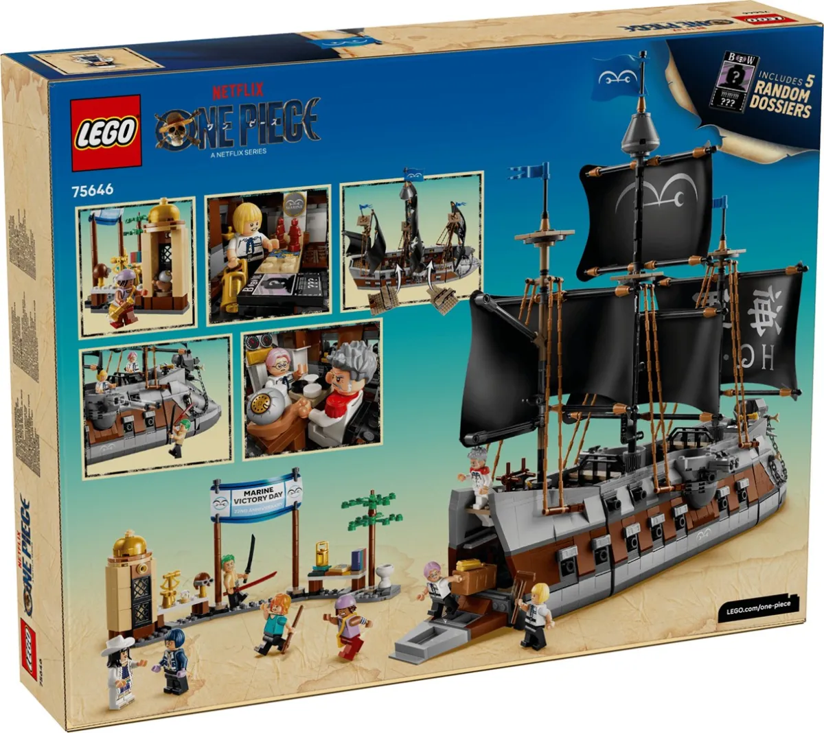 LEGO One Piece 75646 - Okręt Garpa thumbnail 2