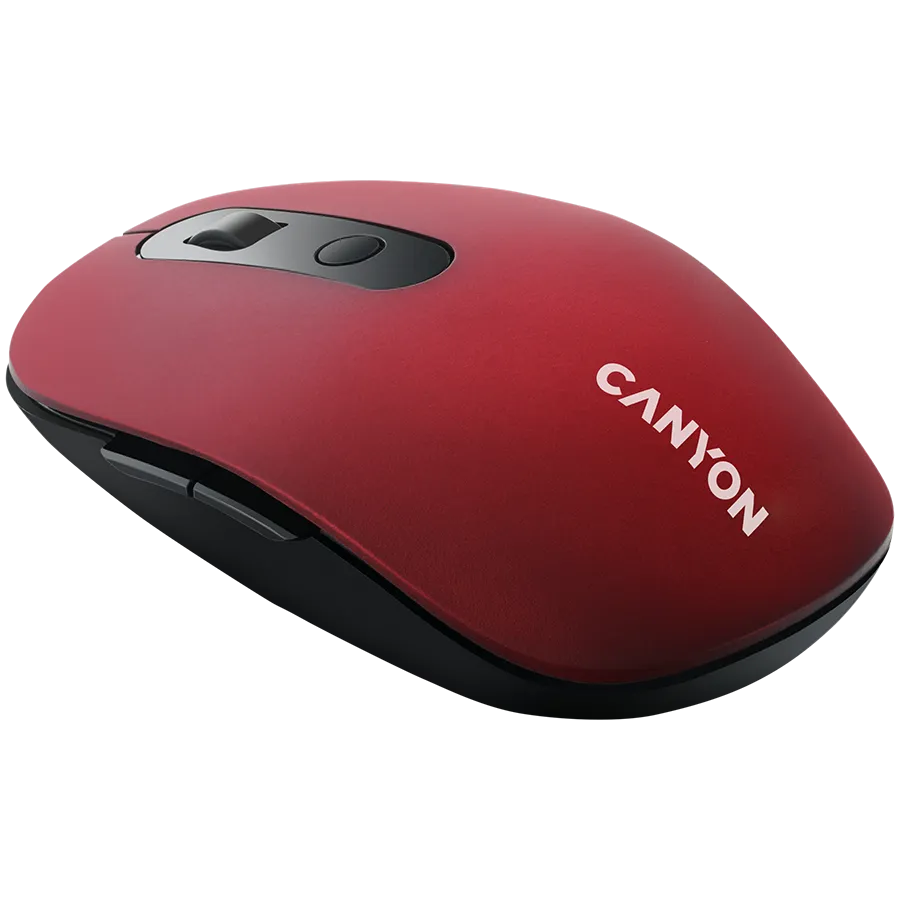 CANYON Mysz bezprzewodowa MW-9 Dwa Tryby Czerwona thumbnail 3