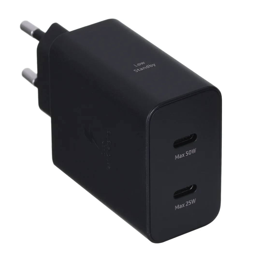 Samsung 50W Power Adapter Duo, Black thumbnail 2
