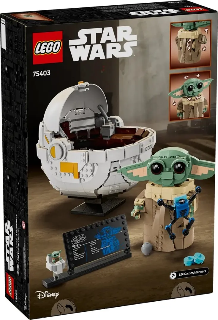 Klocki LEGO Star Wars 75403 - Grogu w wózku thumbnail 2