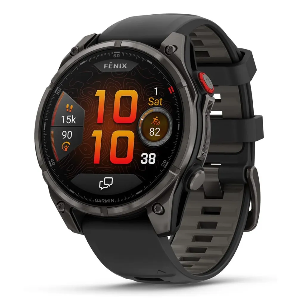 Garmin fenix 8 PRO 47mm AMOLED Sapphire Carbon Gray thumbnail 1