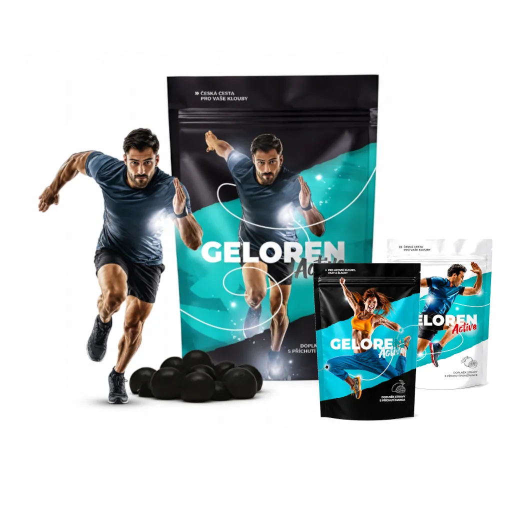 KOLAGEN na STAWY KOŚCI GELOREN Active Blackberry 102szt (90+12 GRATIS) 470g thumbnail 1