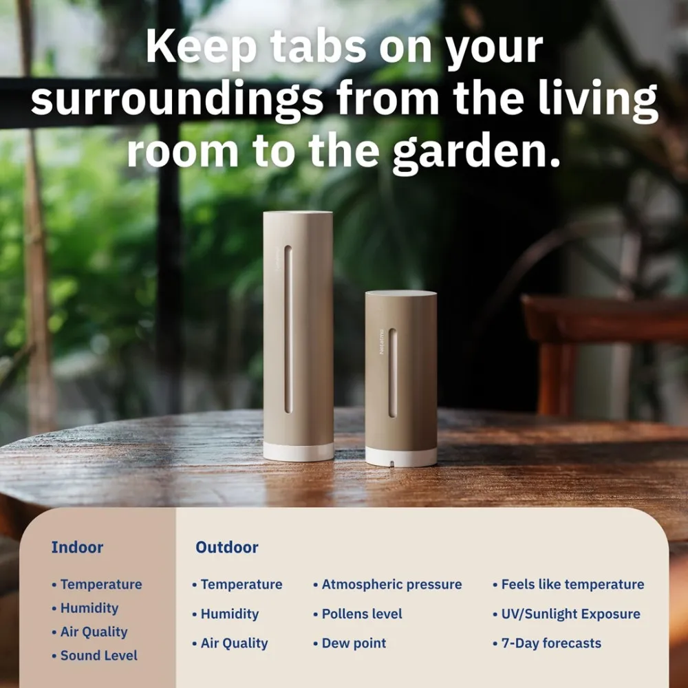 Stacja pogodowa Original Netatmo NWS-S Sand thumbnail 3