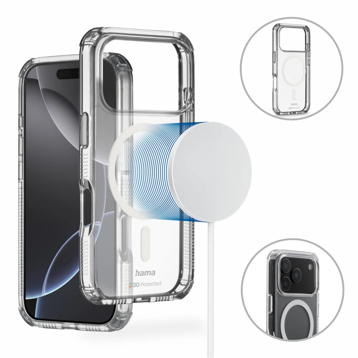 HAMA FUTERAŁ GSM DO IPHONE 17 PRO EXTREME PROTECT MAGSAFE ETUI CASE PLECKI - 1