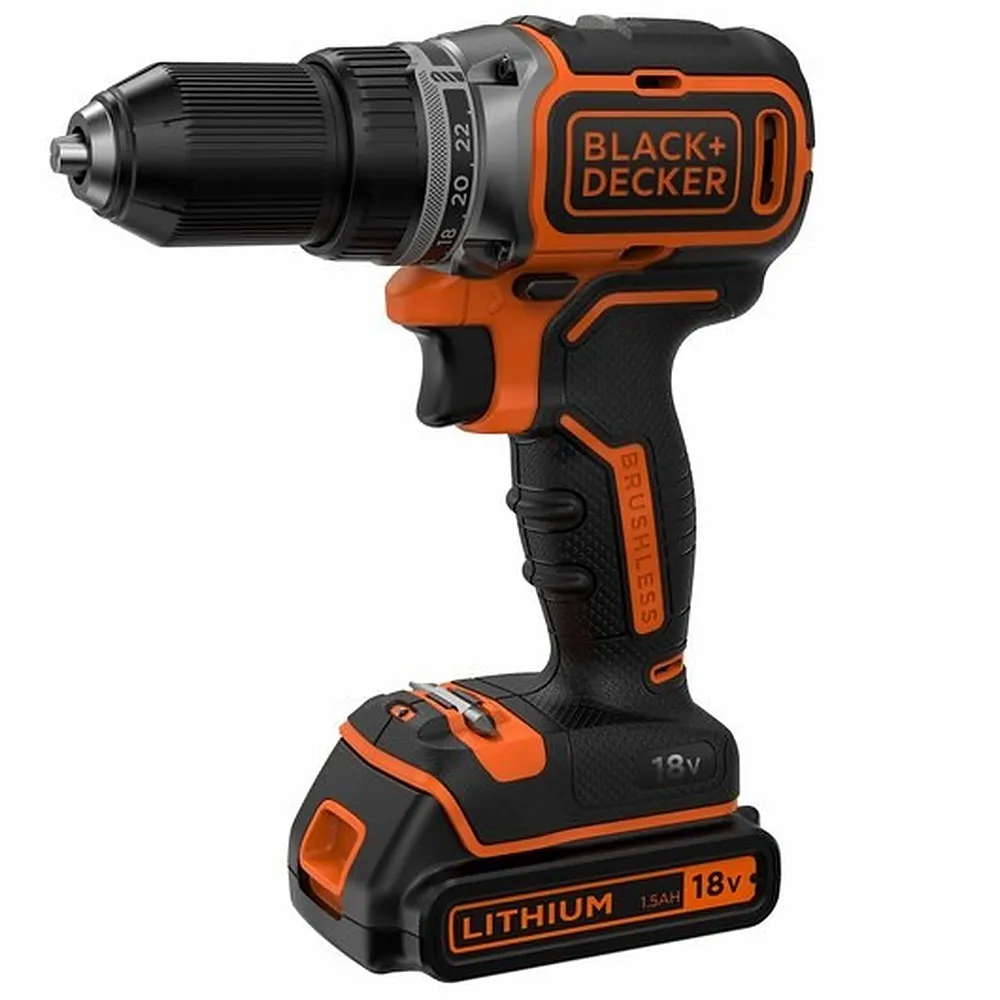 Wiertarko-wkrętarka 18V BL186KB-QW BLACK+DECKER thumbnail 1