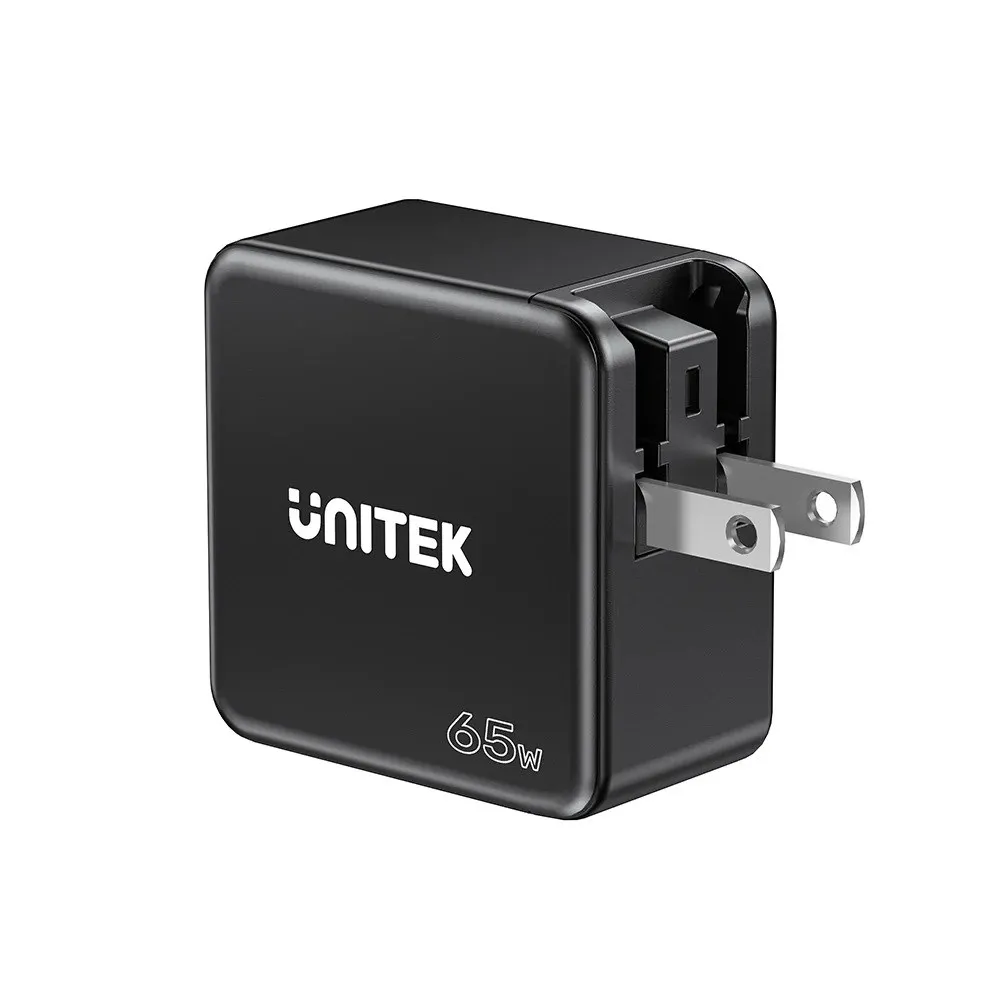 UNITEK ŁADOWARKA GAN, PD 65W 2X USB-C, USB-A thumbnail 2