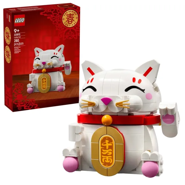 Klocki LEGO Okolicznościowe 40813 - Japoński kot szczęścia