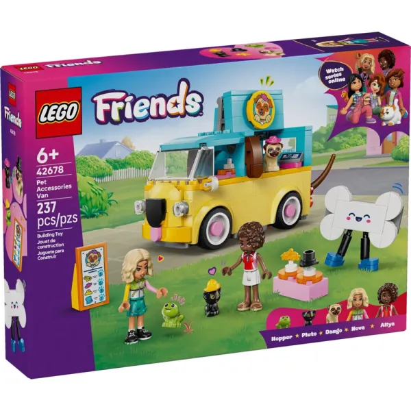Klocki LEGO Friends 42678 - Furgonetka z akcesoriami dla zwierząt