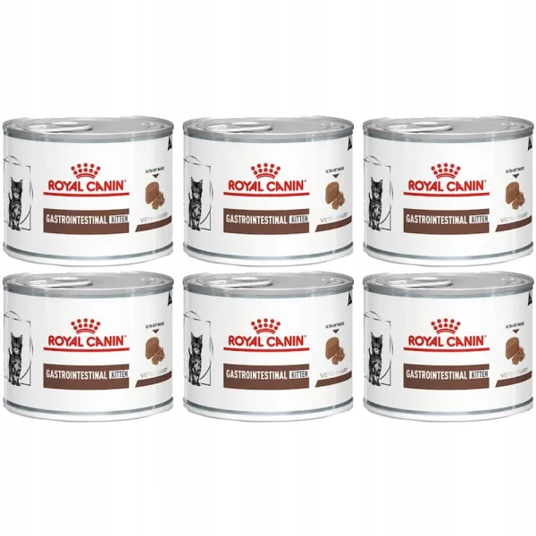 ROYAL CANIN Mokra karma dla kota Gastro Intestinal Soft Mousse 6x195g