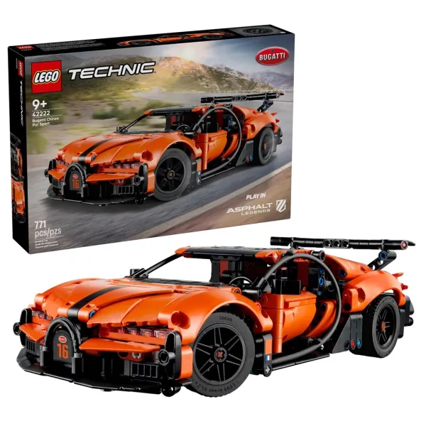 Klocki LEGO Technic 42222 - Hipersamochód Bugatti Chiron Pur Sport