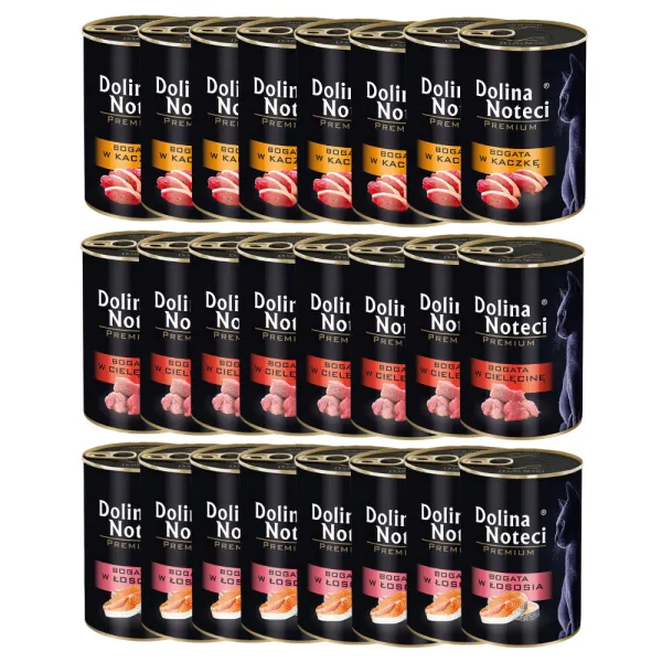 Dolina Noteci Premium Mix smaków mokra karma dla kota 24x400g