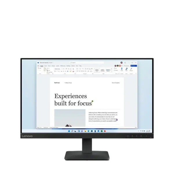 Lenovo L24-4e 23.8FHD AG HDMI, VGA Raven Black