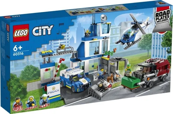 Klocki LEGO City 60316 - Posterunek policji
