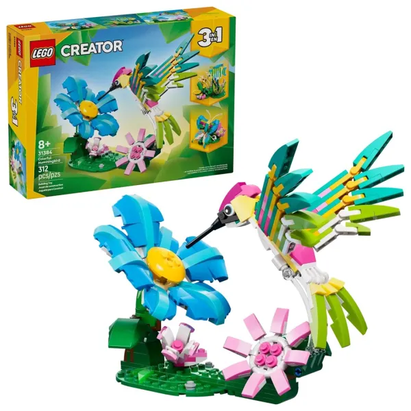 Klocki LEGO Creator 3w1 31384 - Dzikie zwierzęta: Kolorowy koliber