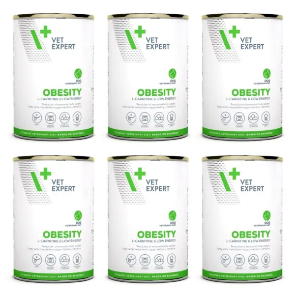 VETEXPERT Veterinary Diet Obesity Dog - mokra karma dla psa - 6x400g