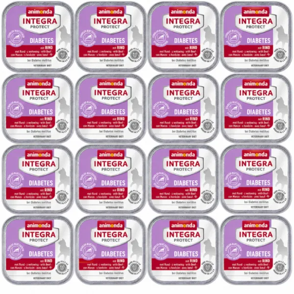 ANIMONDA Integra Protect Diabetes wołowina 16x100g