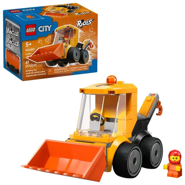 Klocki LEGO City 60483 - Pojazdy - Ładowarka kołowa