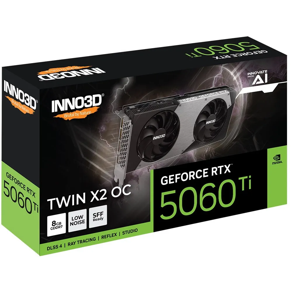 Karta graficzna INNO3D RTX 5060 Ti Twin X2 OC 8GB thumbnail 2