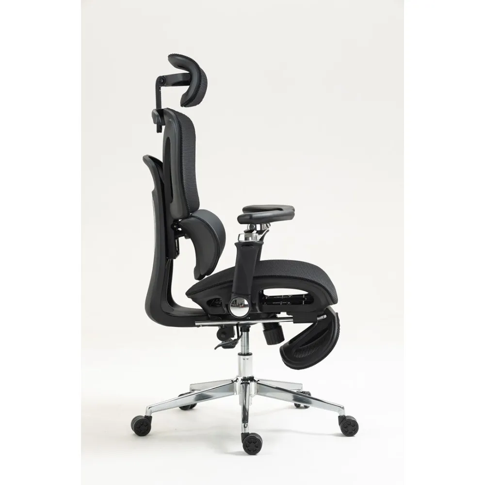 Ergonomiczny fotel biurowy ACTIVEJET YK848 czarny thumbnail 2