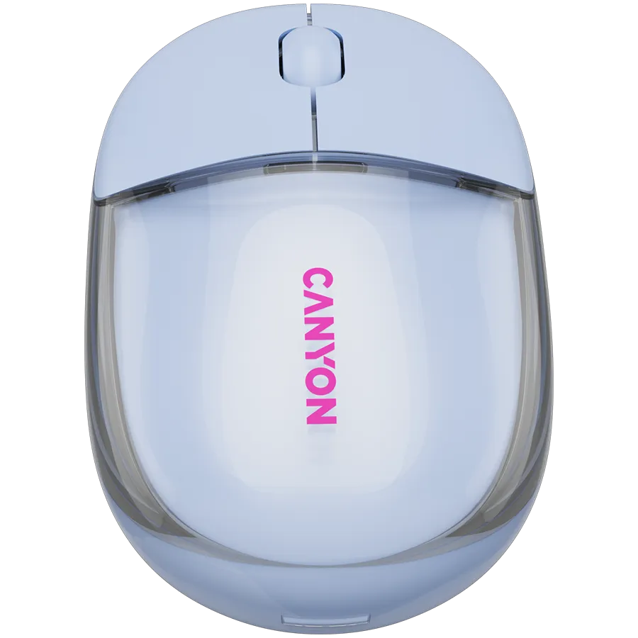 CANYON mouse OnClick 24 BT/ Wireless Transparent/Blue thumbnail 2