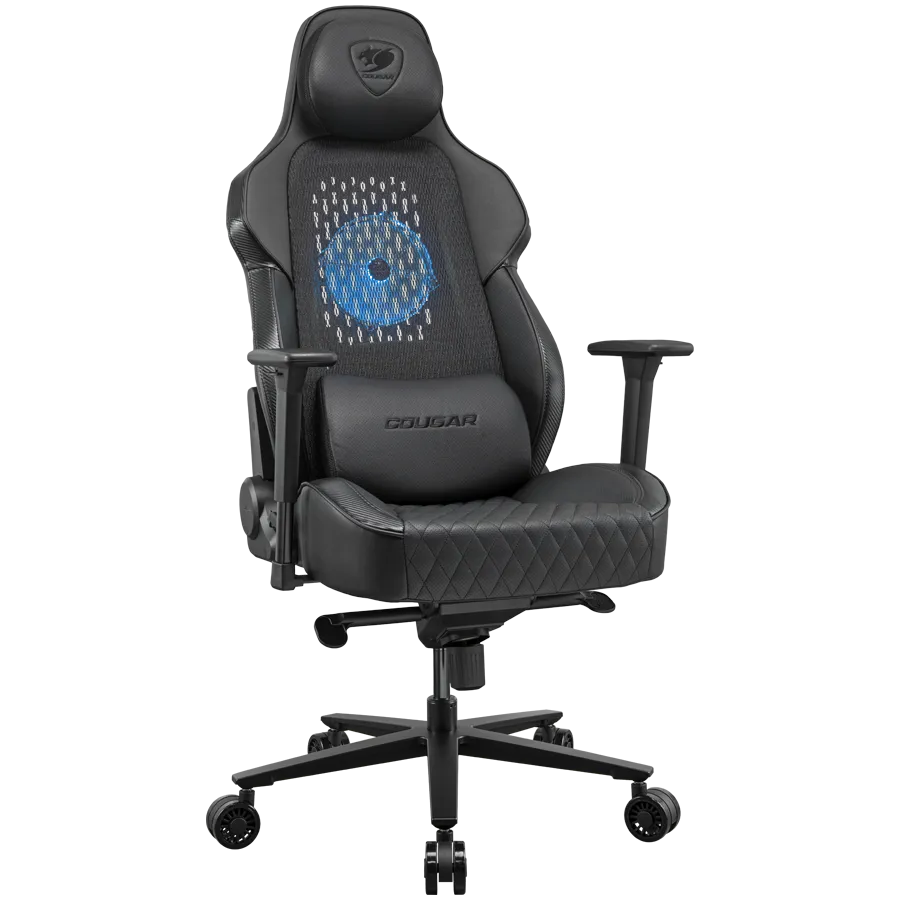COUGAR Fotel Gamingowy NxSys Aero, Czarny thumbnail 3