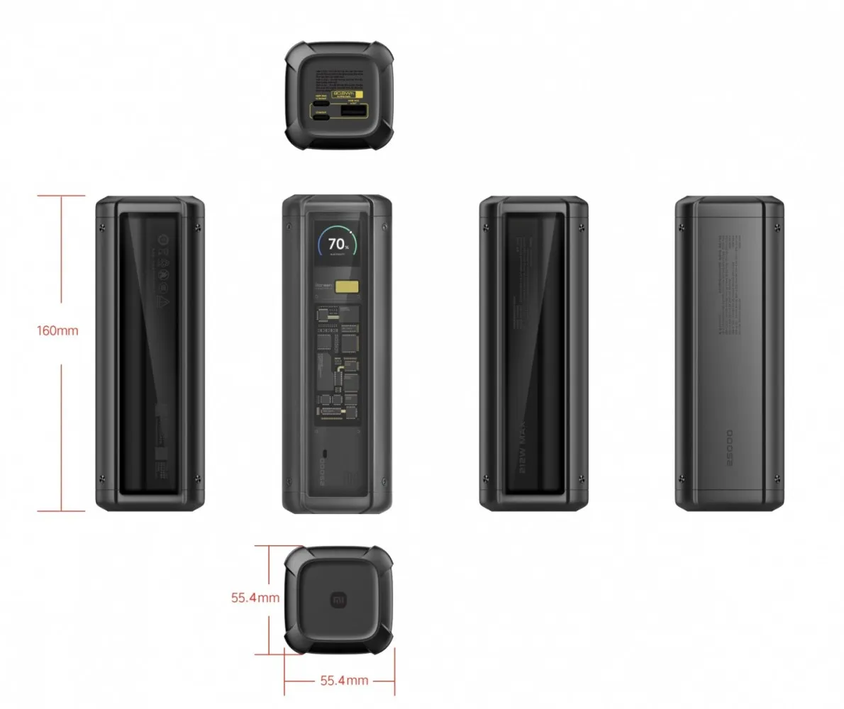 XIAOMI PowerBank 212W HyperCharge  25000mAh GL thumbnail 2