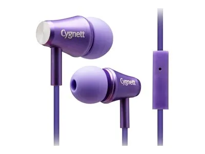 CYGNETT Słuchawki Fusion II, Fioletowe thumbnail 2