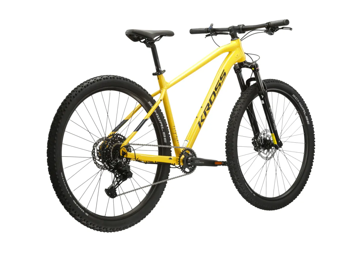 Rower górski MTB XC KROSS Level 4.0 rozmiar XXL Żółty thumbnail 3
