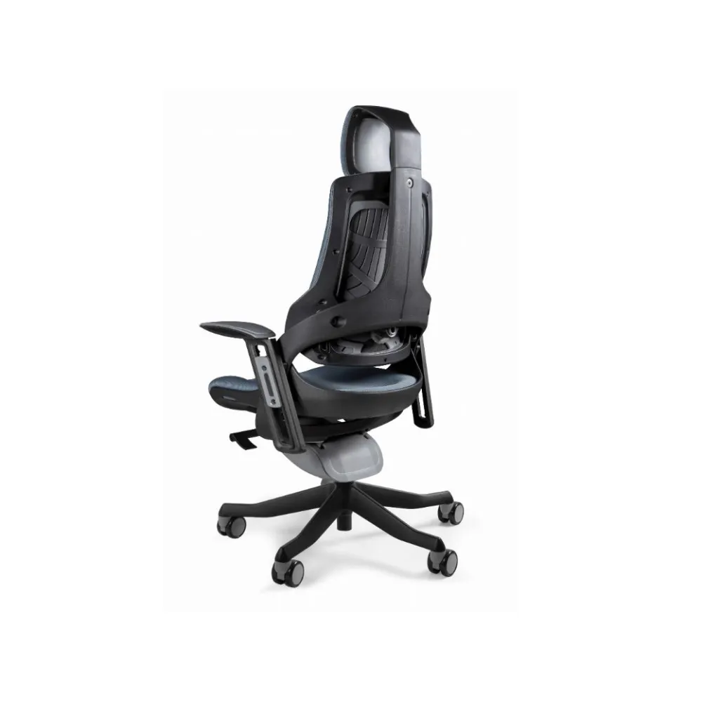 Fotel biurowy Wau BL412 tkanina navyblue/czarny thumbnail 2