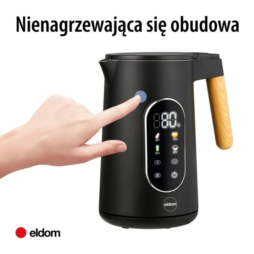 ELDOM CZAJNIK BEZPRZEWODOWY Z REGULACJĄ temperatury C550 thumbnail 2