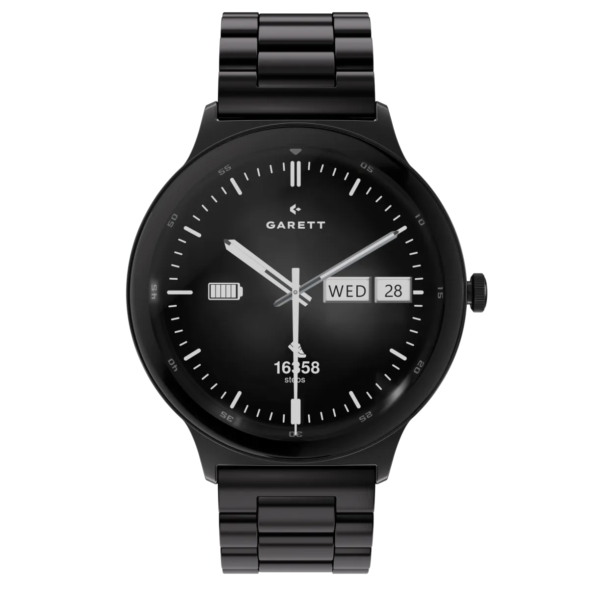 Smartwatch Garett Quantum czarny stalowy thumbnail 3