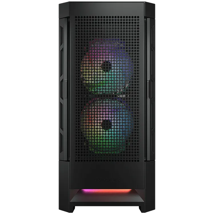 COUGAR Obudowa Duoface RGB, Midi Tower, Czarna thumbnail 3