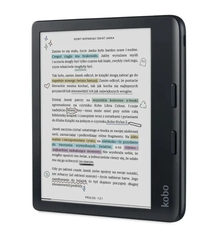 Czytnik Ebook Kobo Libra Colour 7" 32GB Kolorowy Ekran E-Ink Kaleido 3 WiFi thumbnail 3