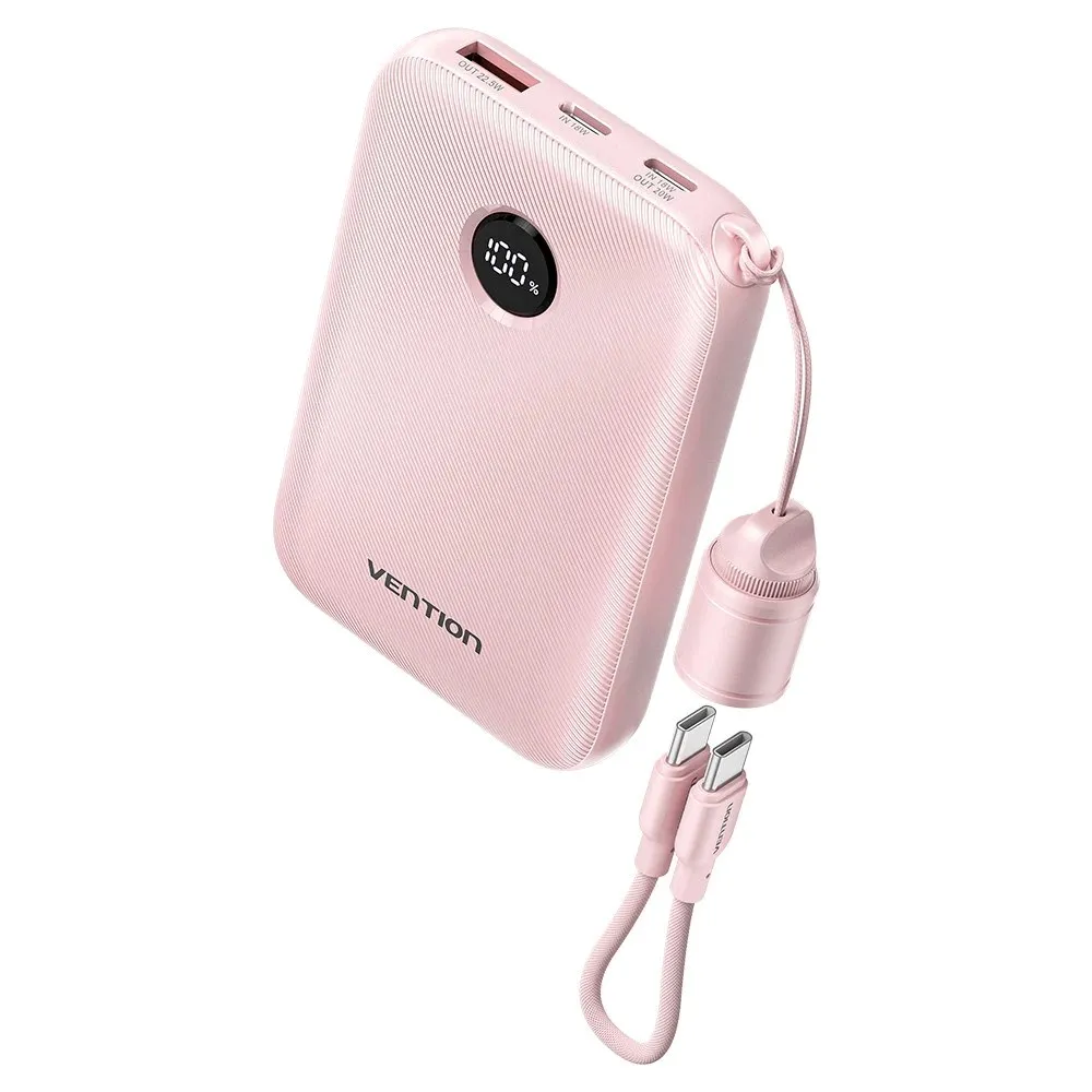 Powerbank Vention 10000mAh 2xUSB-C 1xUSB-A 22,5W PK thumbnail 2