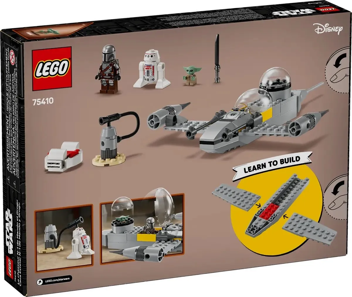 LEGO Star Wars 75410 - Myśliwiec N-1 Mando i Grogu thumbnail 2