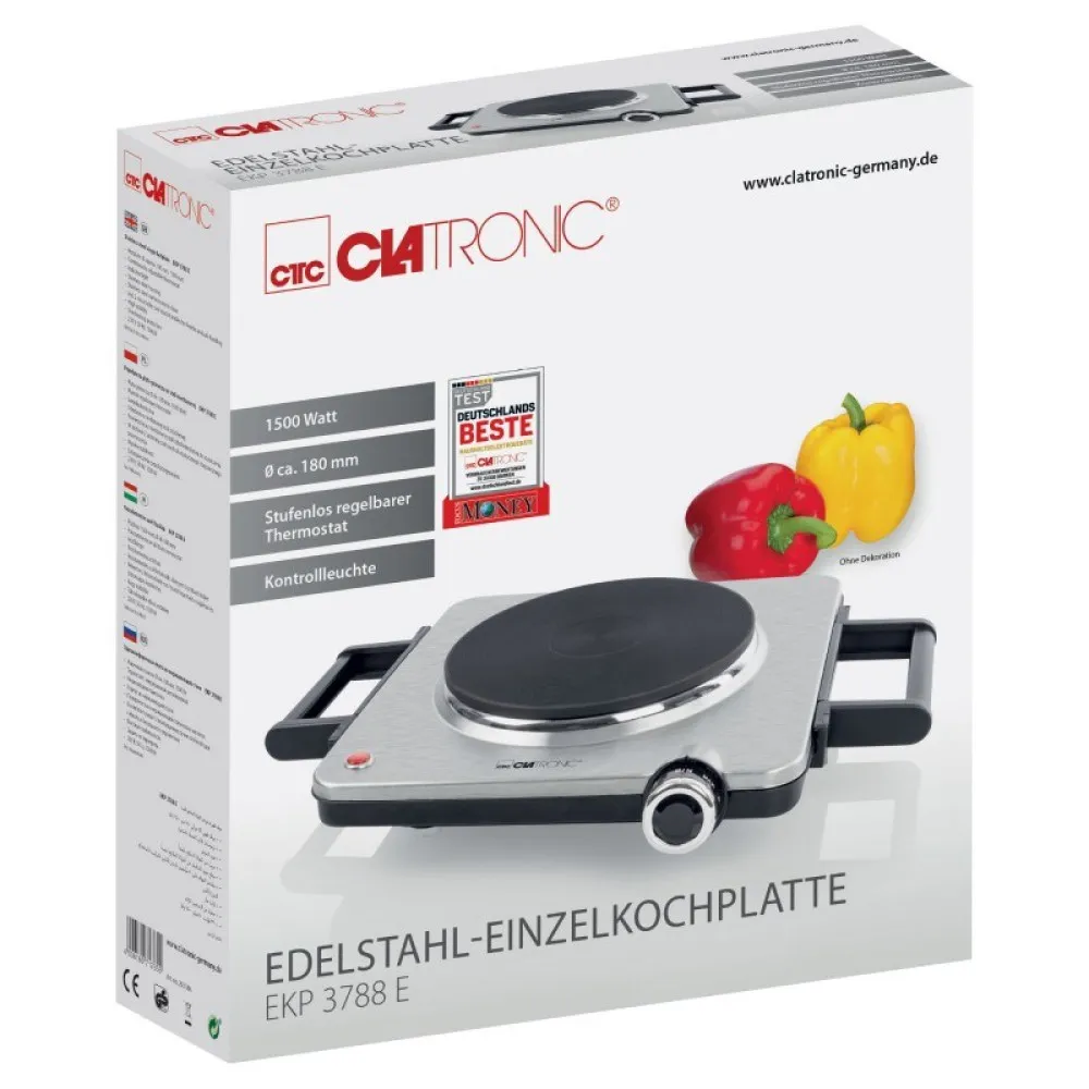 Kuchenka elektryczna Clatronic EKP 3788 thumbnail 2