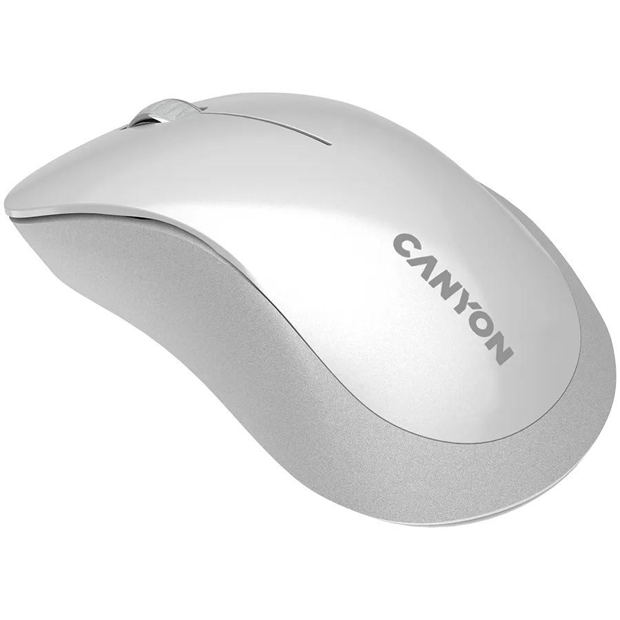 CANYON Mysz bezprzewodowa MW-11 Biało - Szara thumbnail 3