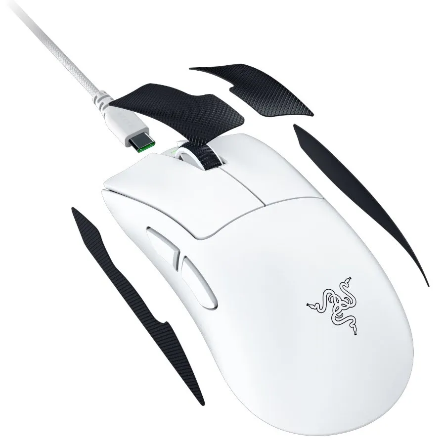 RAZER DeathAdder V4 Pro Gaming Mouse - White thumbnail 3