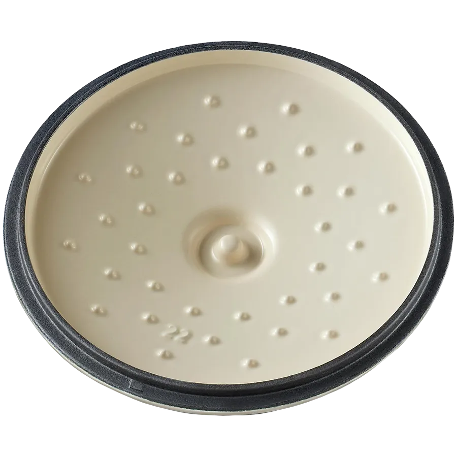 BUYDEEM Emaliowane naczynie żeliwne 2,9L, CP521, Oat White thumbnail 3
