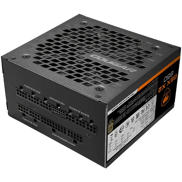 COUGAR Zasilacz GEXX2 1000, 80 Plus Gold, 1000W, Konstrukcja modułowa thumbnail 2