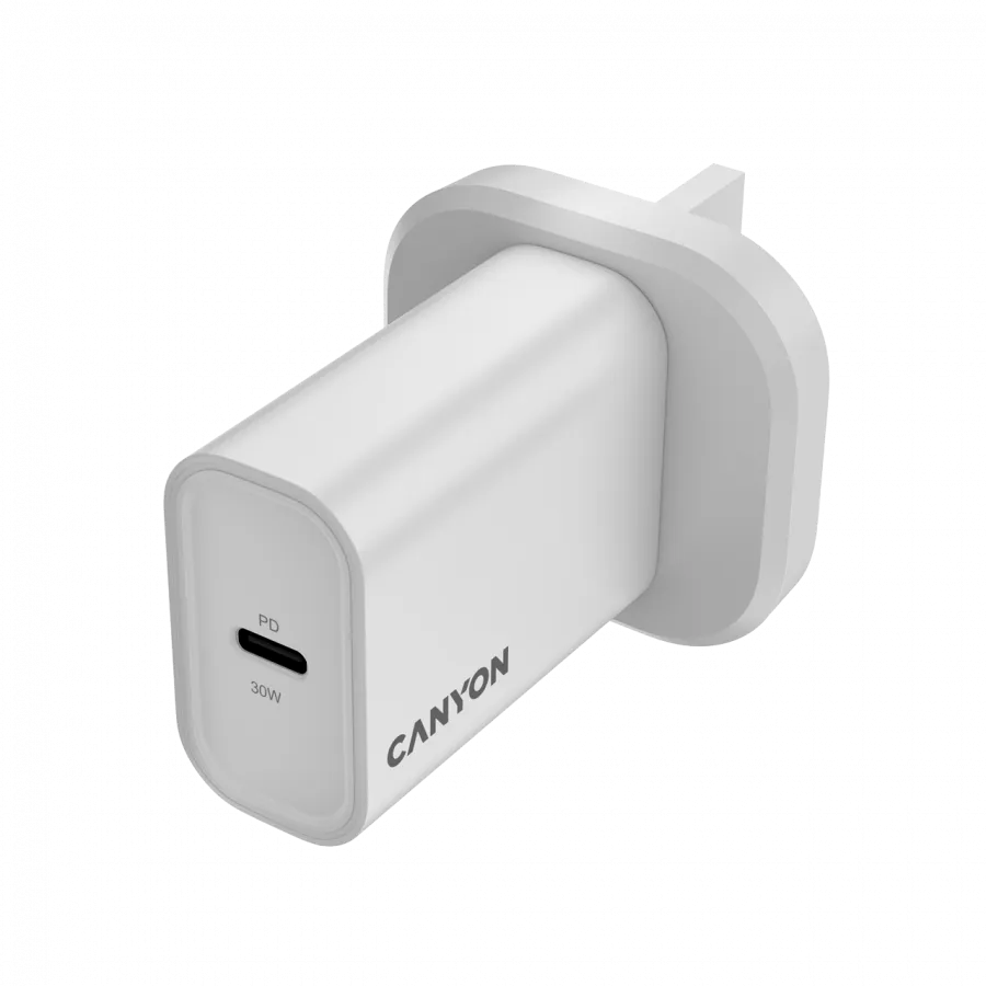 CANYON charger OnCharge 30CL Max Power 30W 1xPD UK White thumbnail 3