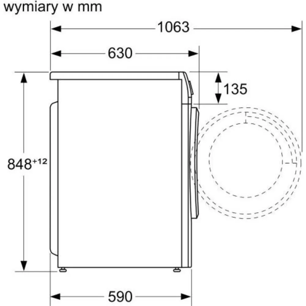 Pralko-suszarka BOSCH WNA13401PL thumbnail 3