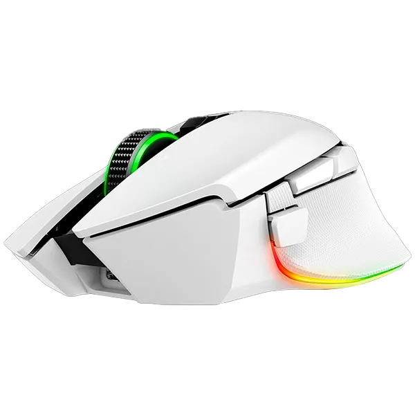 RAZER Mysz Gamingowa Basilisk V3 Pro 35K, Bezprzewodowa, Biała thumbnail 2