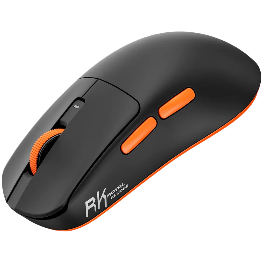 ROYAL KLUDGE M30 Black Orange Gaming Mouse PAW 33111K thumbnail 2