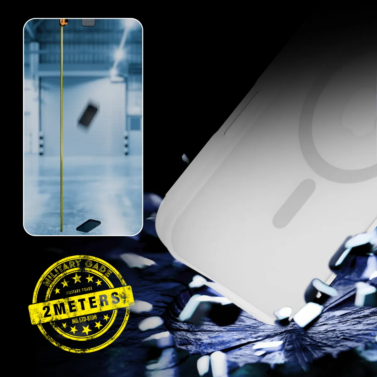 Apple iPhone Air - 3mk Hardy Hazy MagCase White thumbnail 3