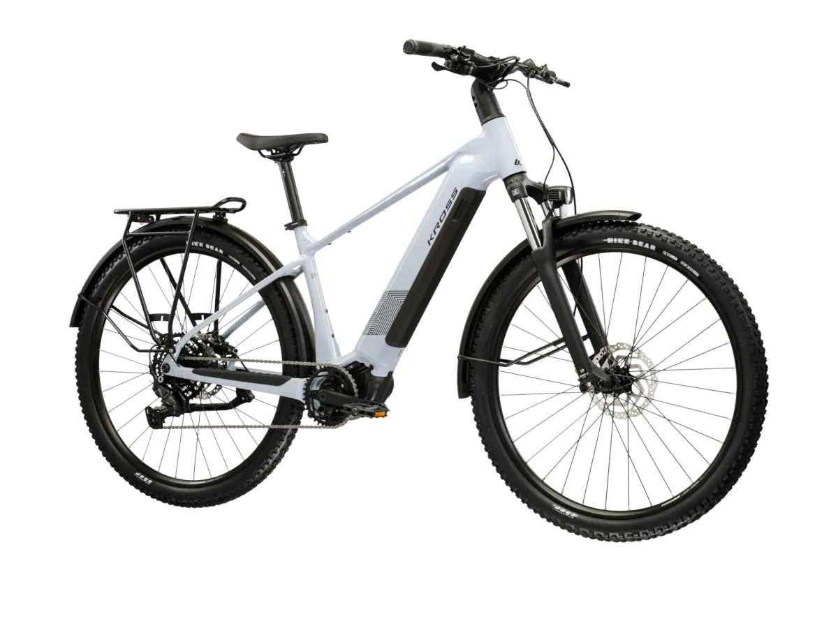 Rower elektryczny KROSS Influx Suv Hyb 1.0 820 rozmiar L Szary Grafit thumbnail 2