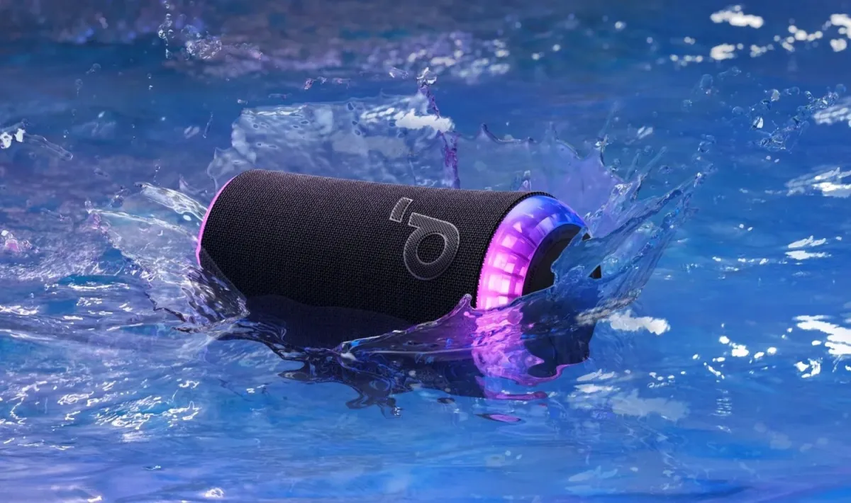 Głośnik Bluetooth mobilny soundcore Glow, PartyCast 2.0, LED, 30W Niebieski thumbnail 3