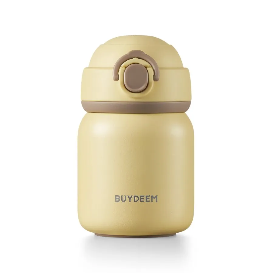 BUYDEEM Termos ze stali nierdzewnej 200ml, TAN200, Mellow Yellow thumbnail 2